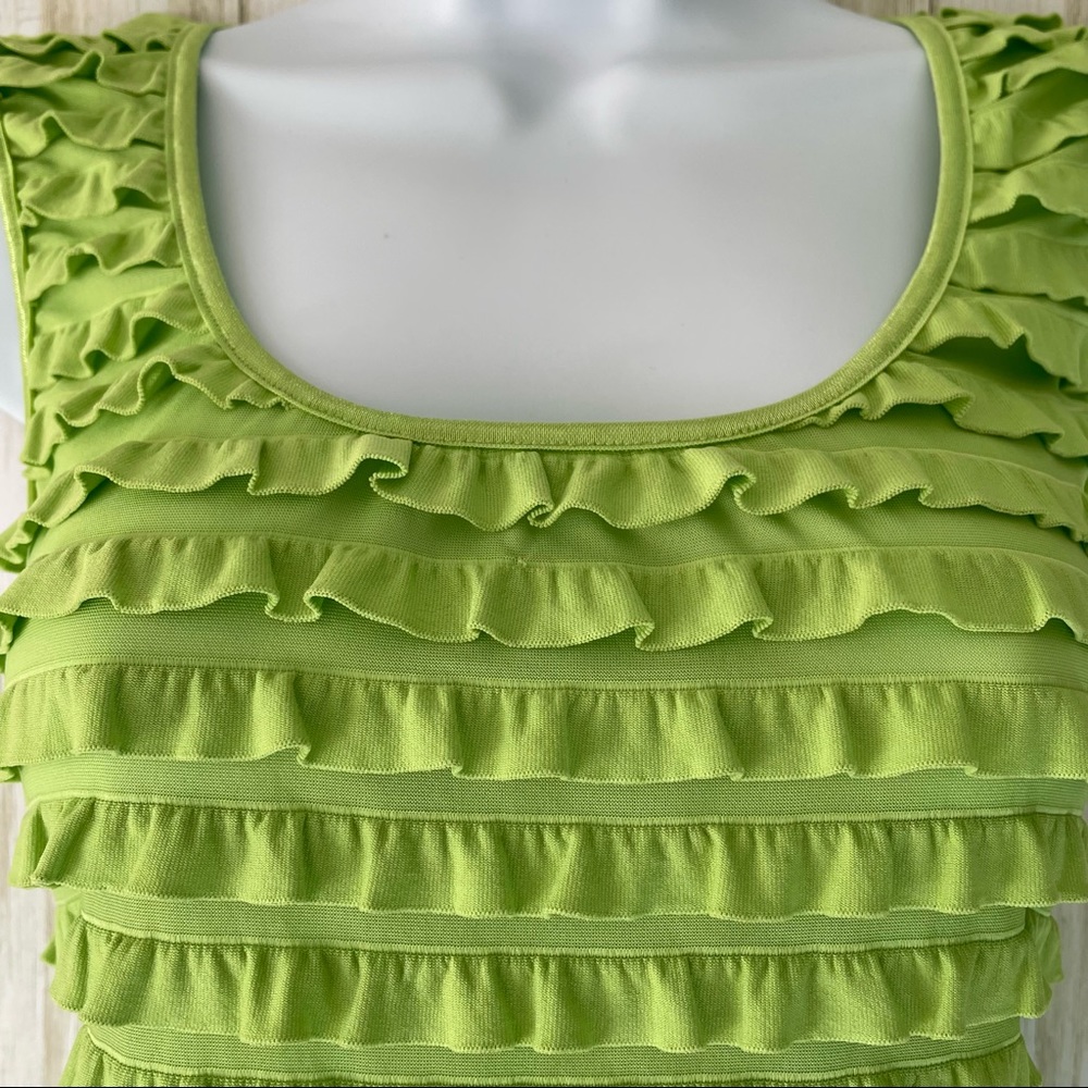 Tribal Ruffle Tank Top - Picture 2 of 6